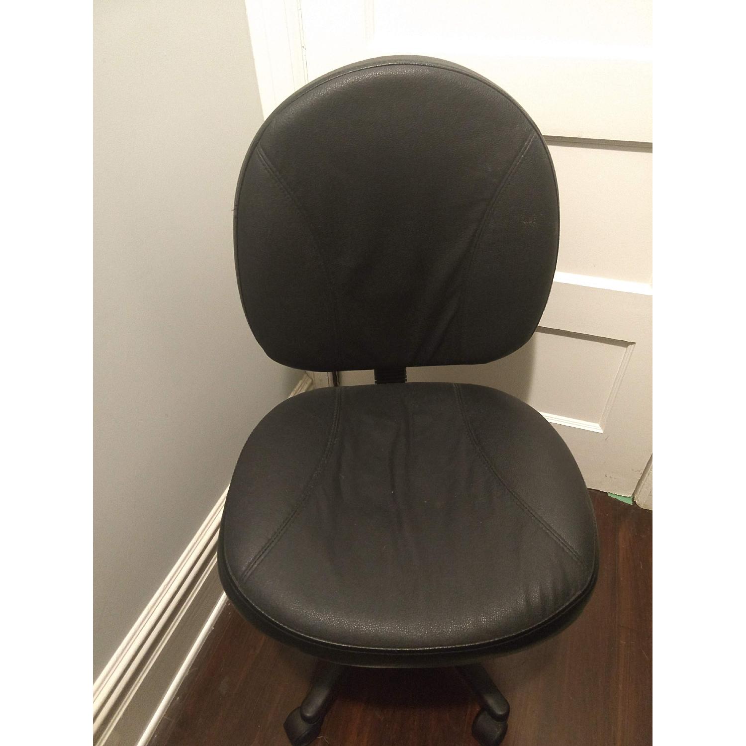 Lexington RTA Mixed Media 3 Drawer Desk w/ Drop Front - image-5