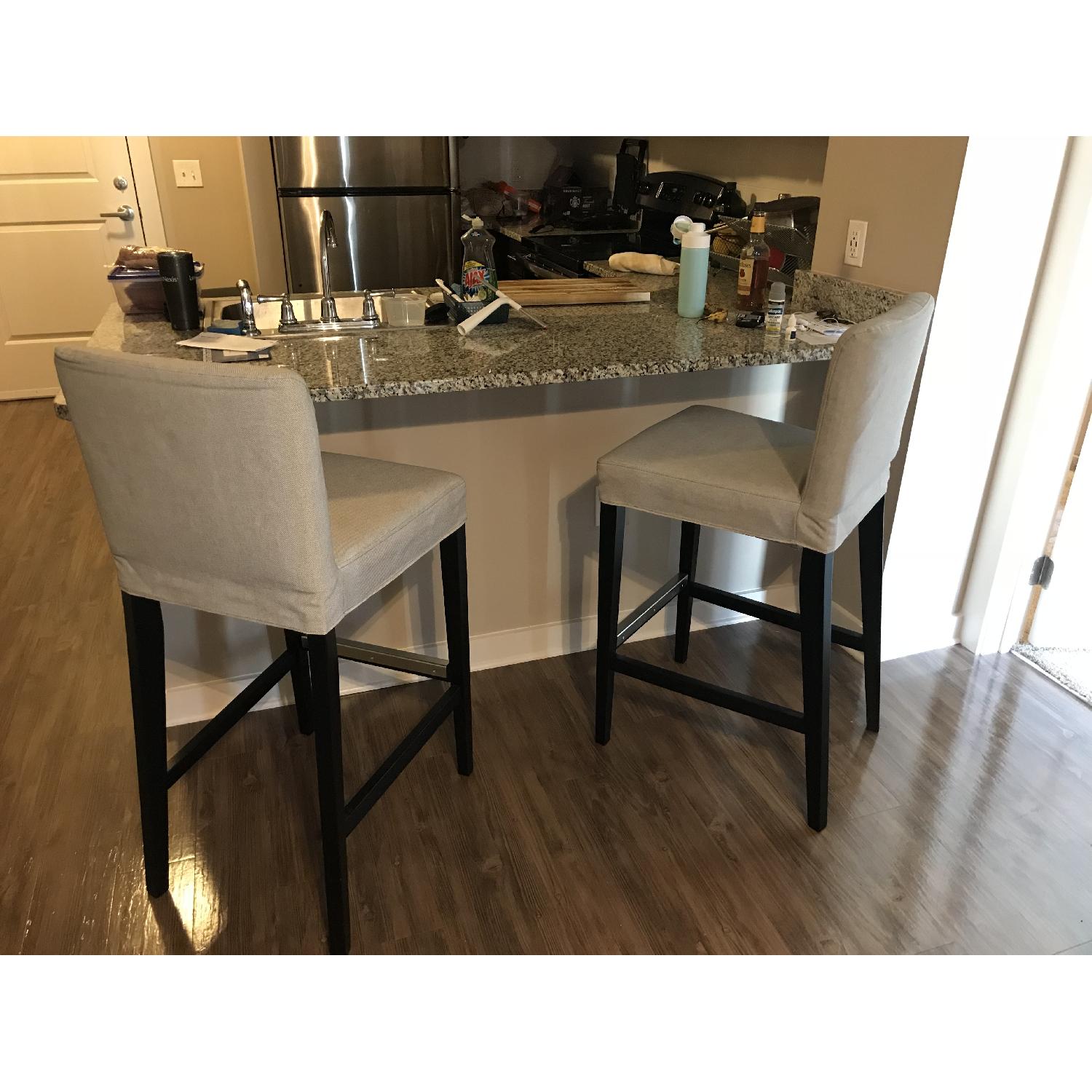 Ikea Henriksdal Bar Stool w/ Backrest - AptDeco