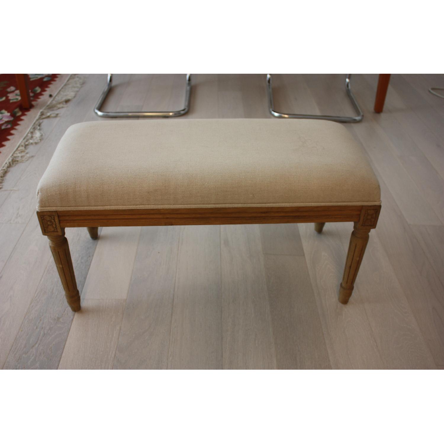 Restoration Hardware Antoinette Upholstered Bench - image-2