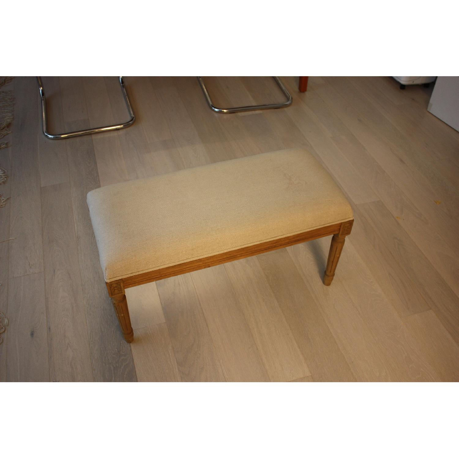 Restoration Hardware Antoinette Upholstered Bench - image-3