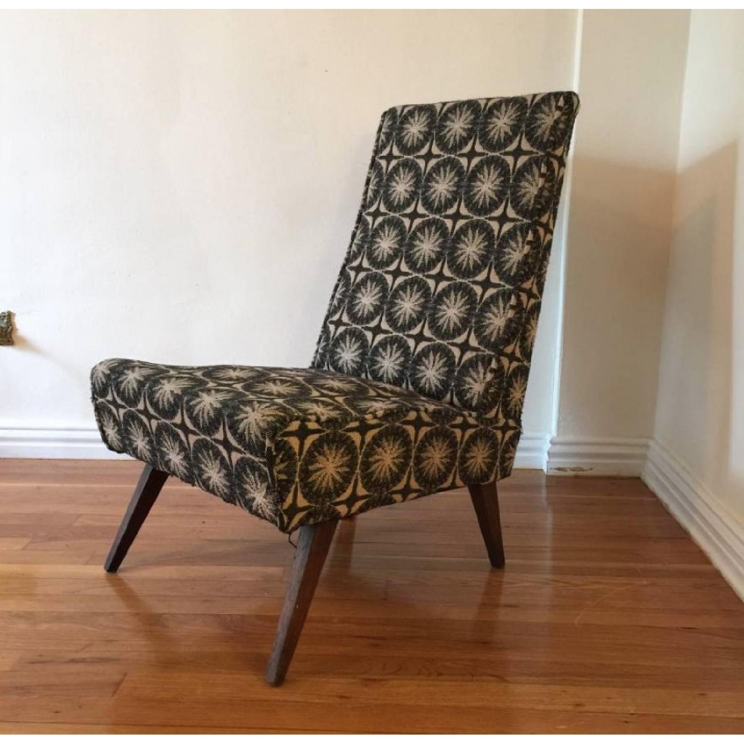 Mid-Century Modern Upholstered Chair - image-1