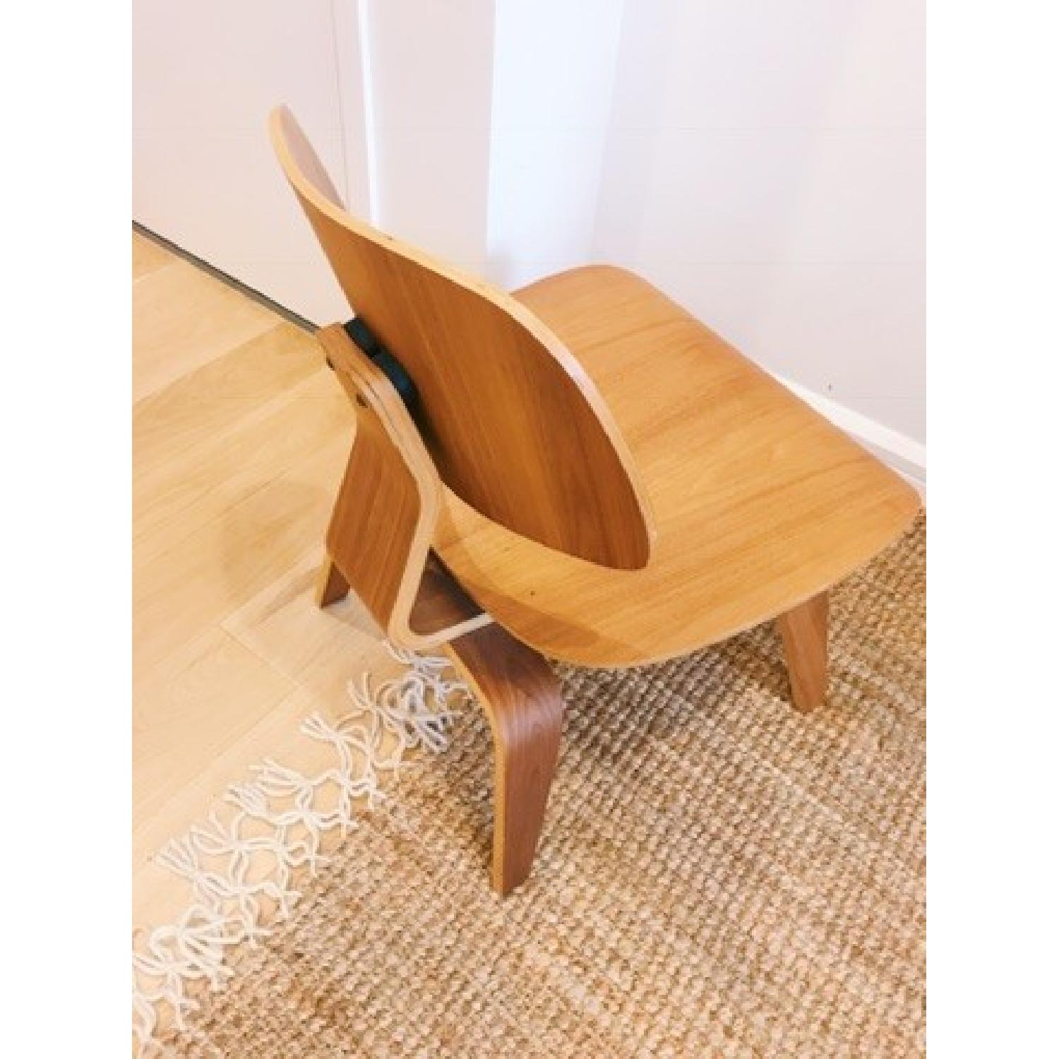 Eames-Style Wooden Lounge Chair - image-3