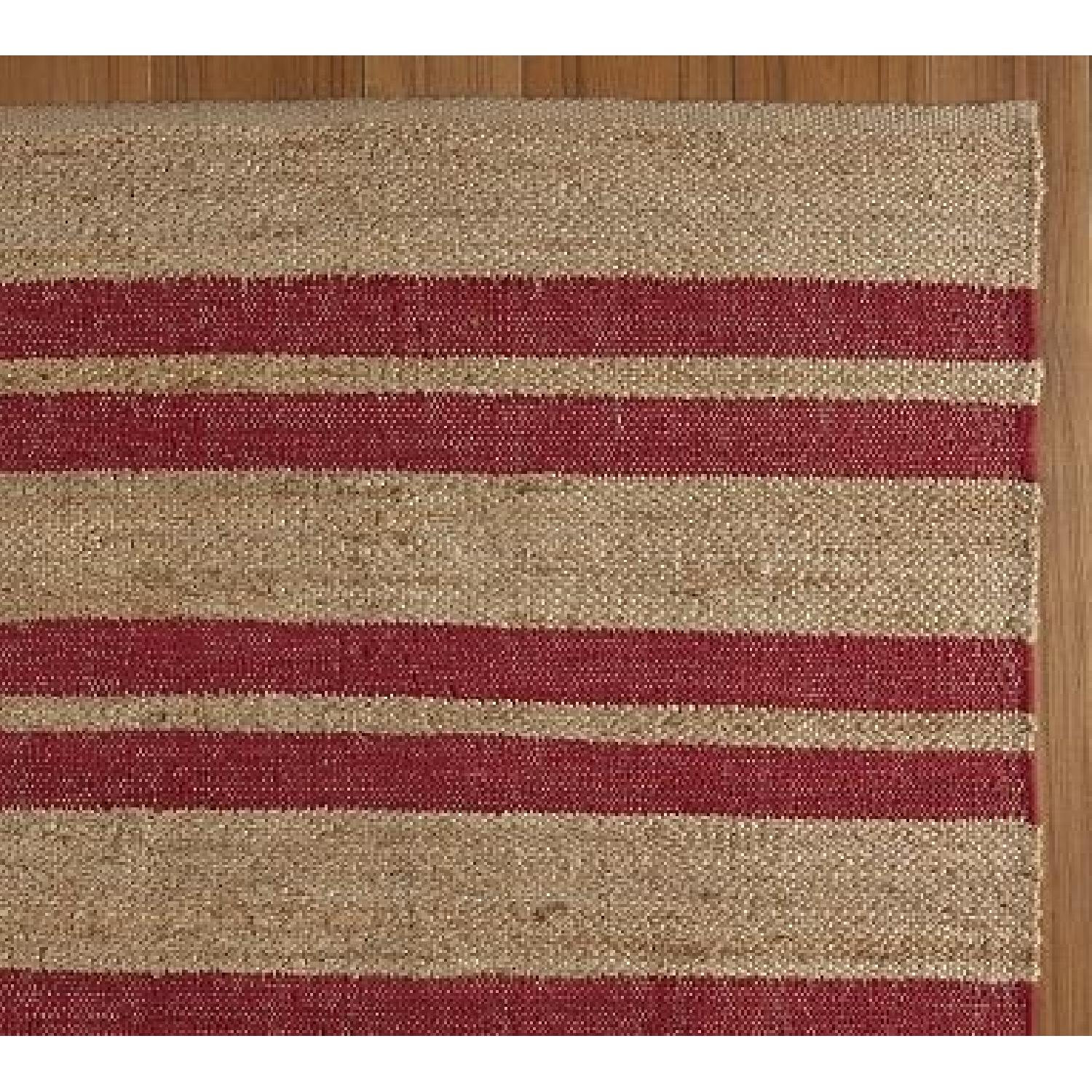 Pottery Barn Chindi Striped Jute Area Rug - image-5