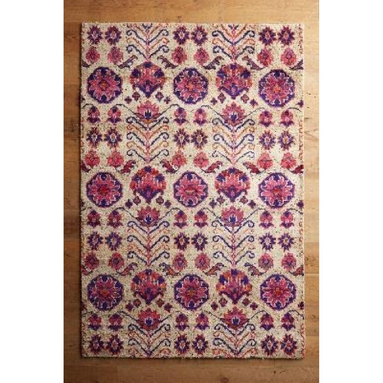 Anthropologie Hyde Park Silk Rug - image-1