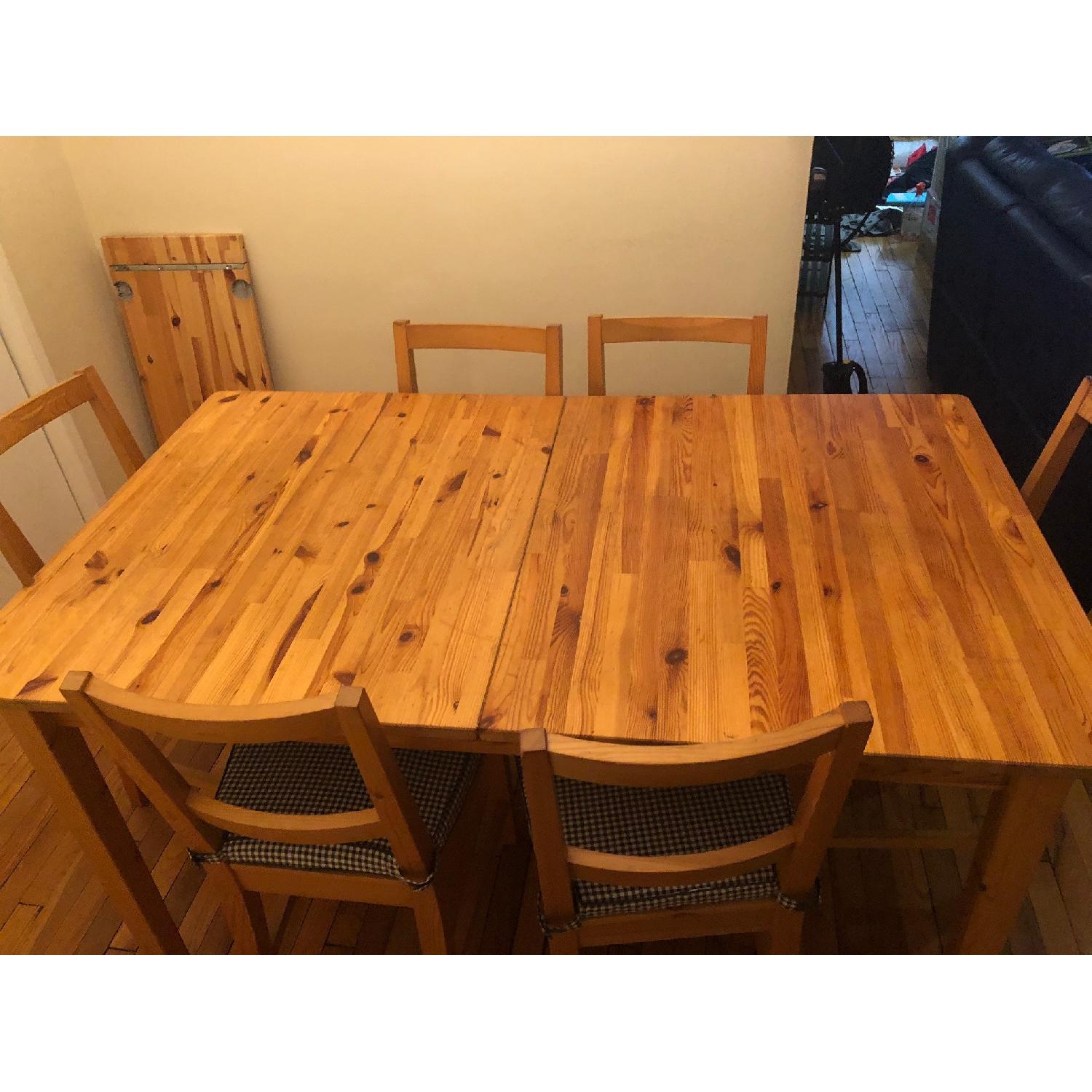 Ikea Dining Table w/ 6 Chairs - image-3