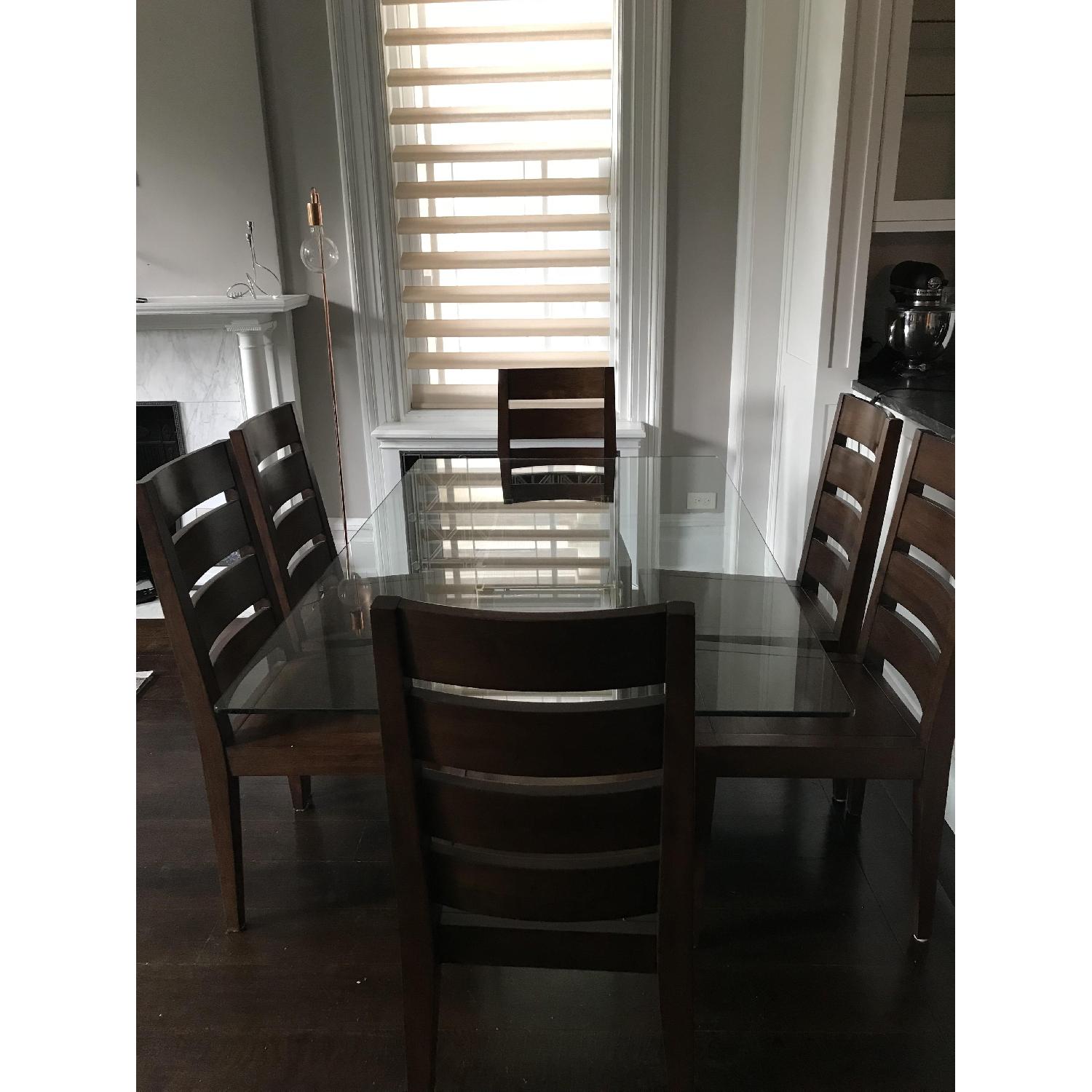 Modern Glass Dining Table - image-1