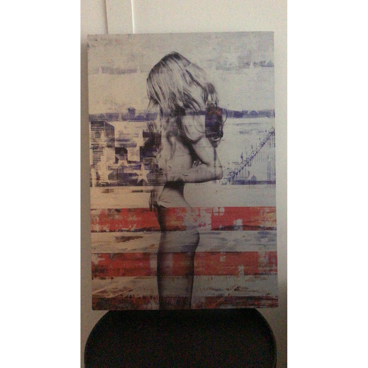 Parvez Taj Behind the Stripes Canvas Art - image-1