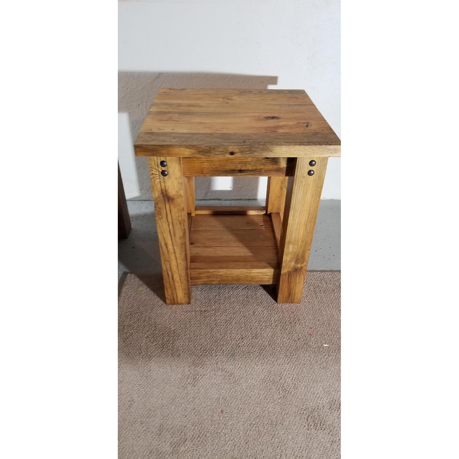 Wood Coffee Table + 2 Side Tables AptDeco