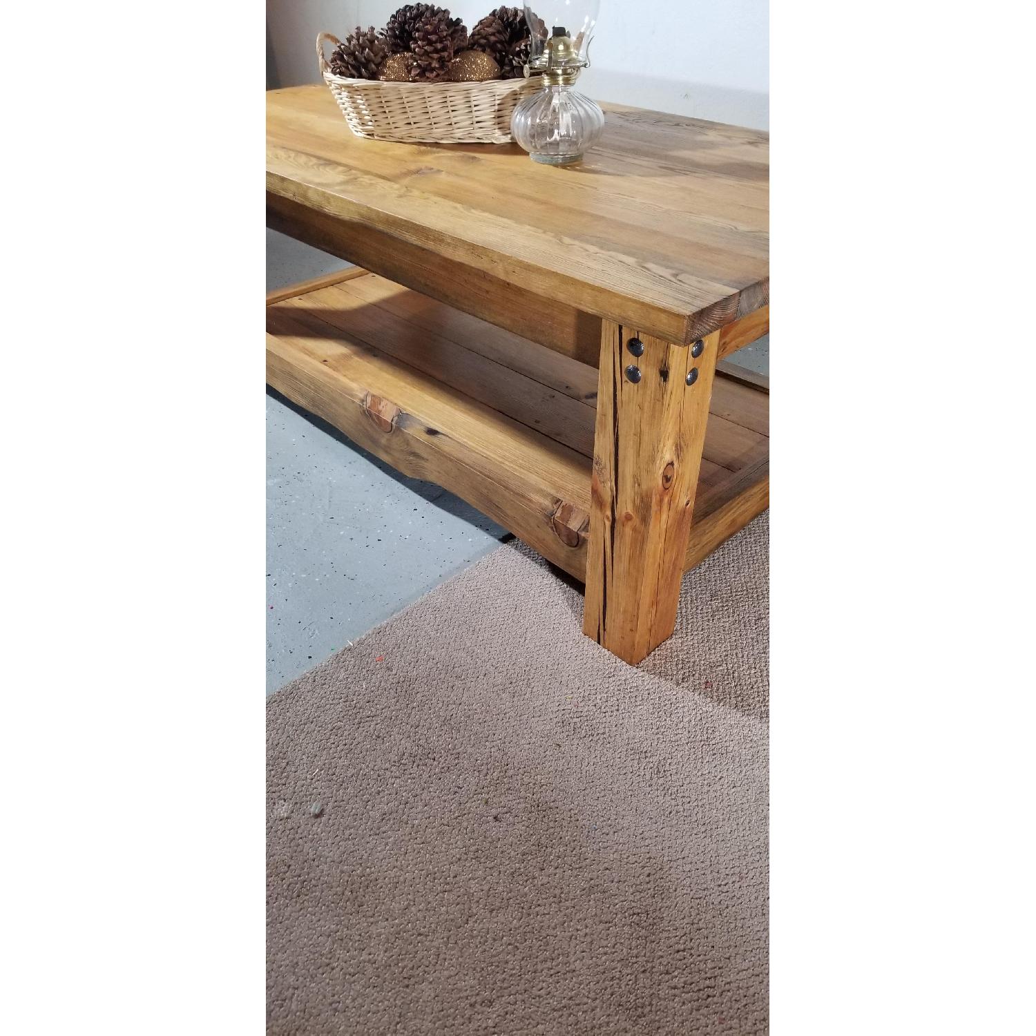 Wood Coffee Table + 2 Side Tables AptDeco