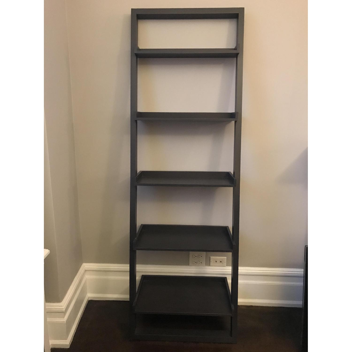 Crate & Barrel Sloane Leaning Bookcase - image-1
