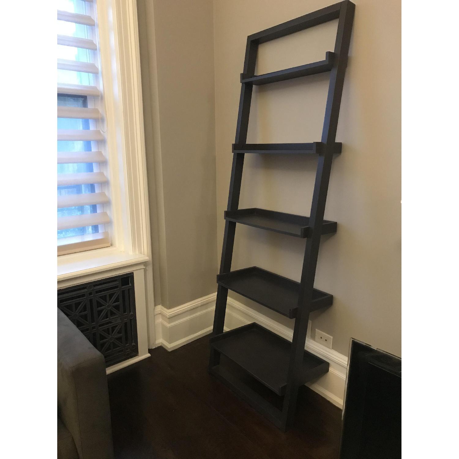 Crate & Barrel Sloane Leaning Bookcase - image-2