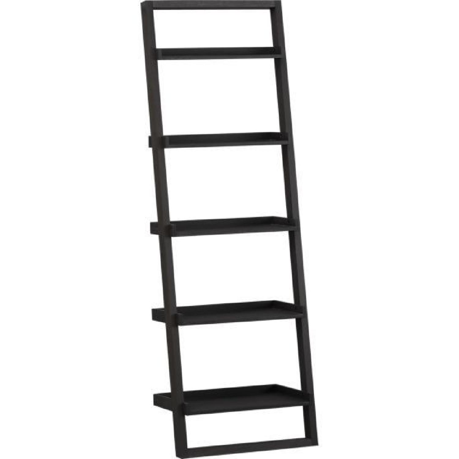 Crate & Barrel Sloane Leaning Bookcase - image-0