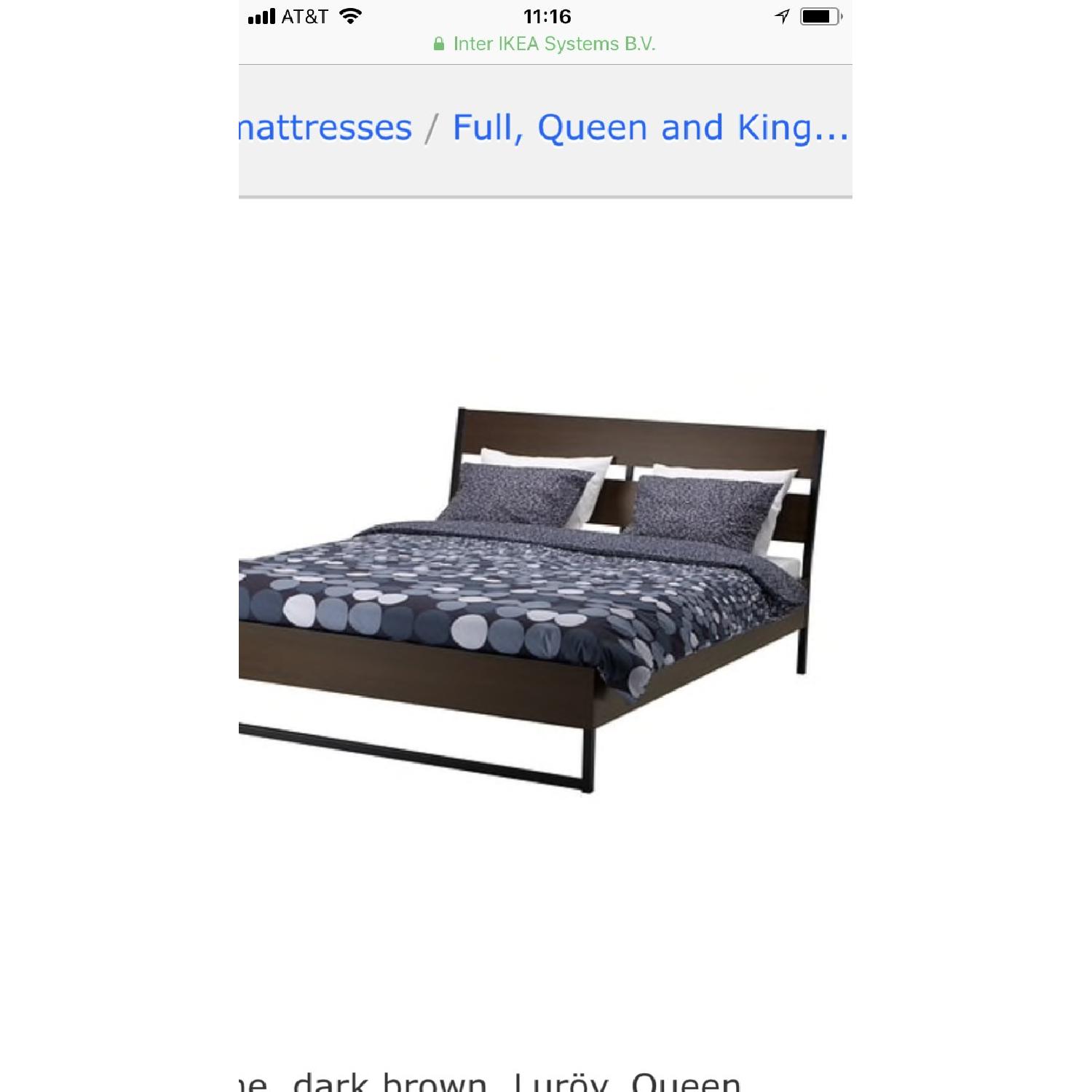 Ikea Trysil Brown Bed Frame - AptDeco