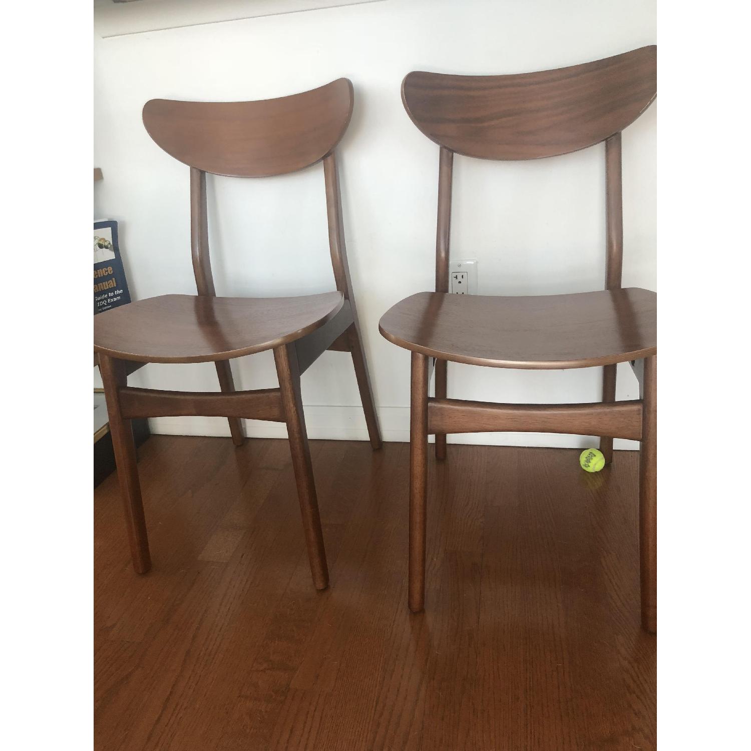 West Elm Jensen Dining Table w/ 2 Chairs + 1 Bench - image-3