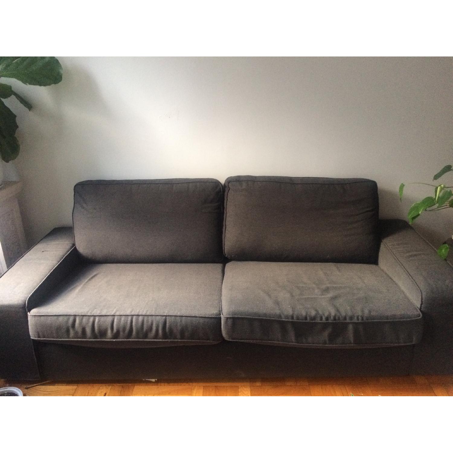 Ikea Kivik Grey Loveseat AptDeco