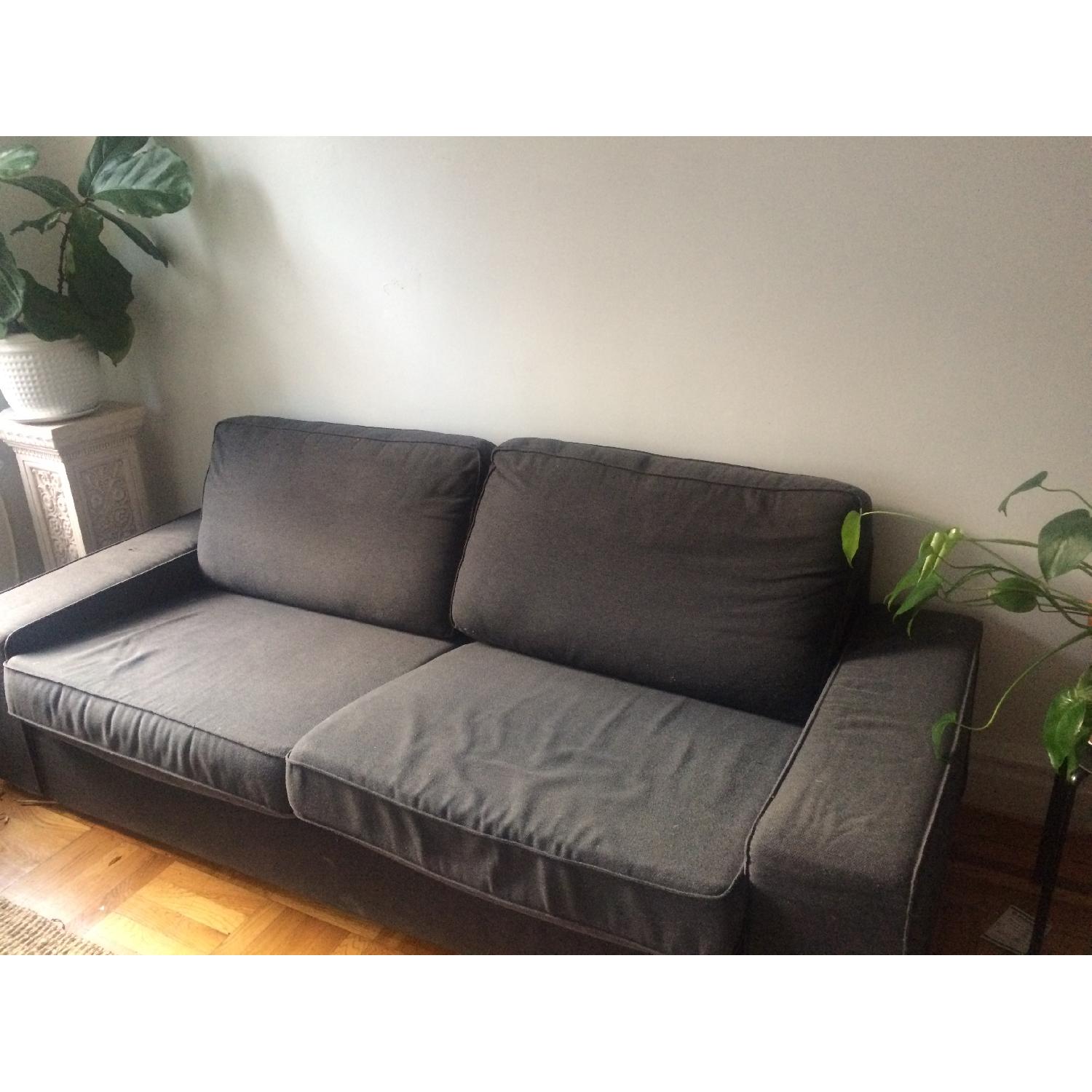 Ikea Kivik Grey Loveseat AptDeco