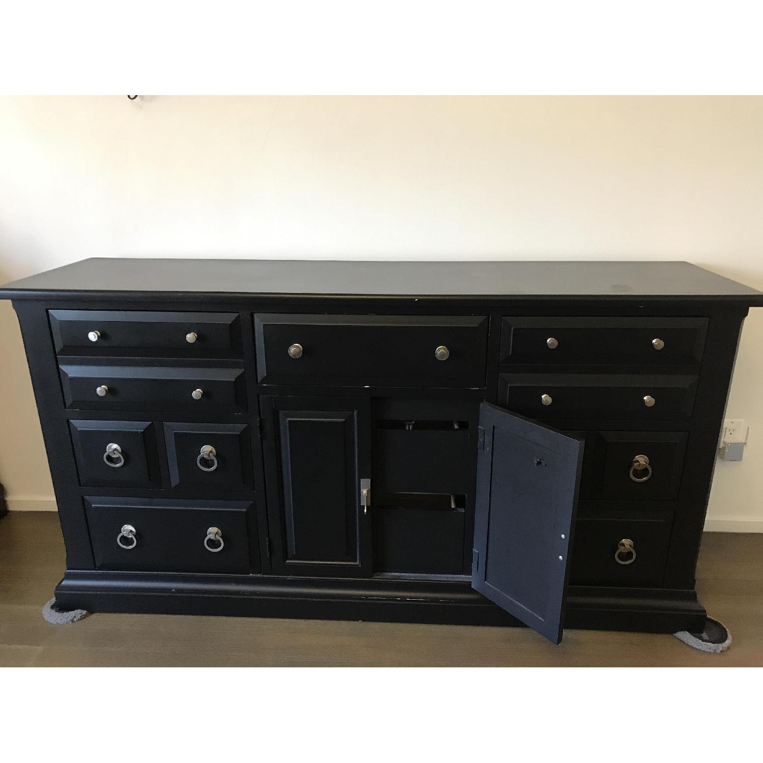 Broyhill Furniture Black Matte Dresser/Sideboard - image-5