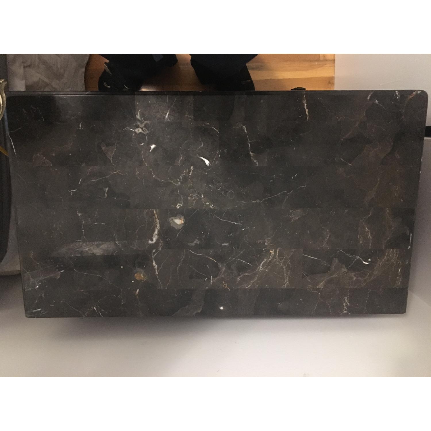 Bombay Company Marble Top Side Chest - image-3