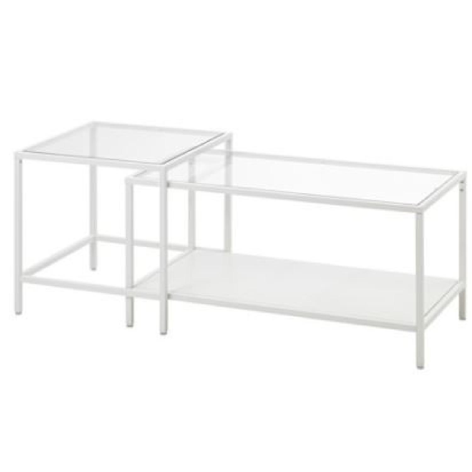 Ikea Glass Coffee Table - image-0