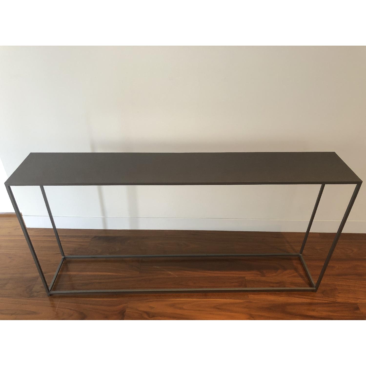 CB2 Mill Grey Console Table - image-1