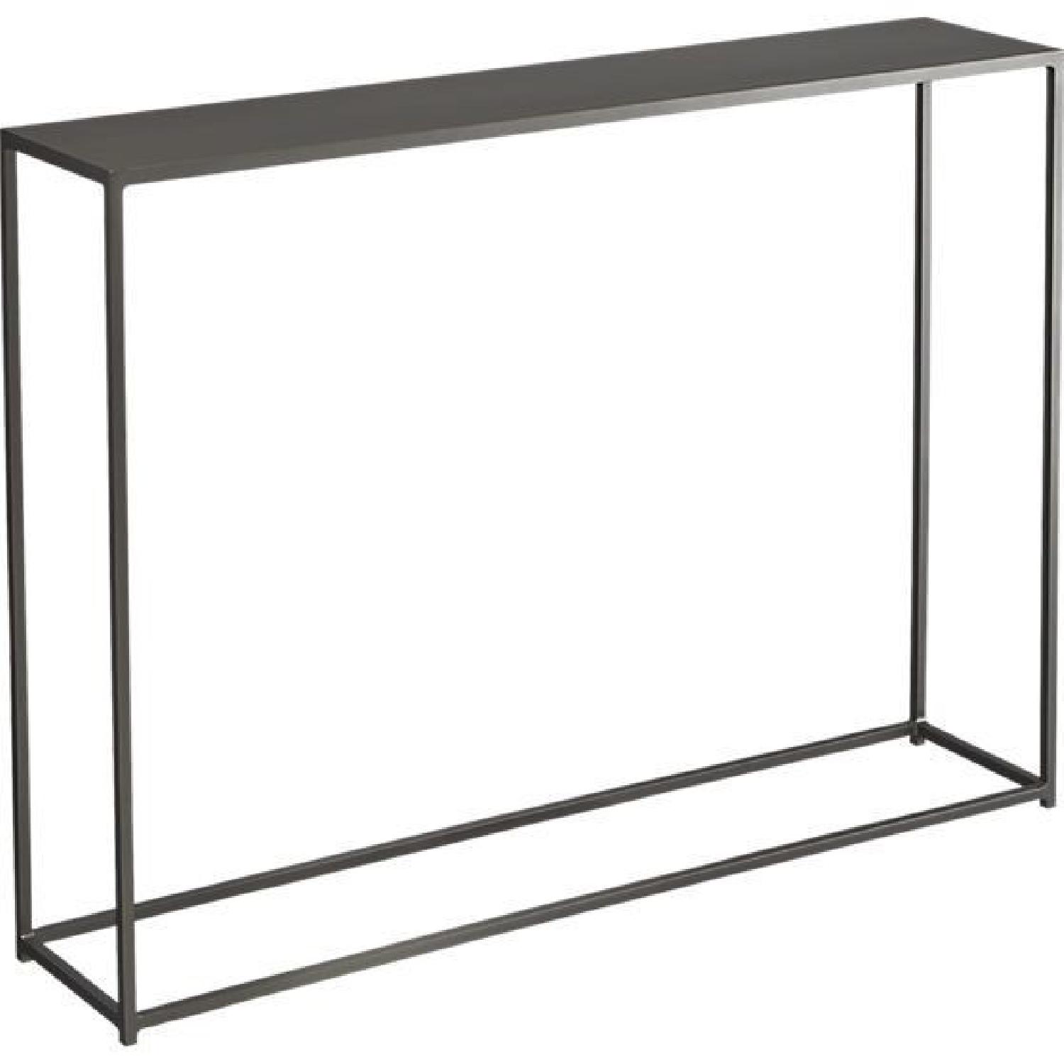 CB2 Mill Grey Console Table - image-0