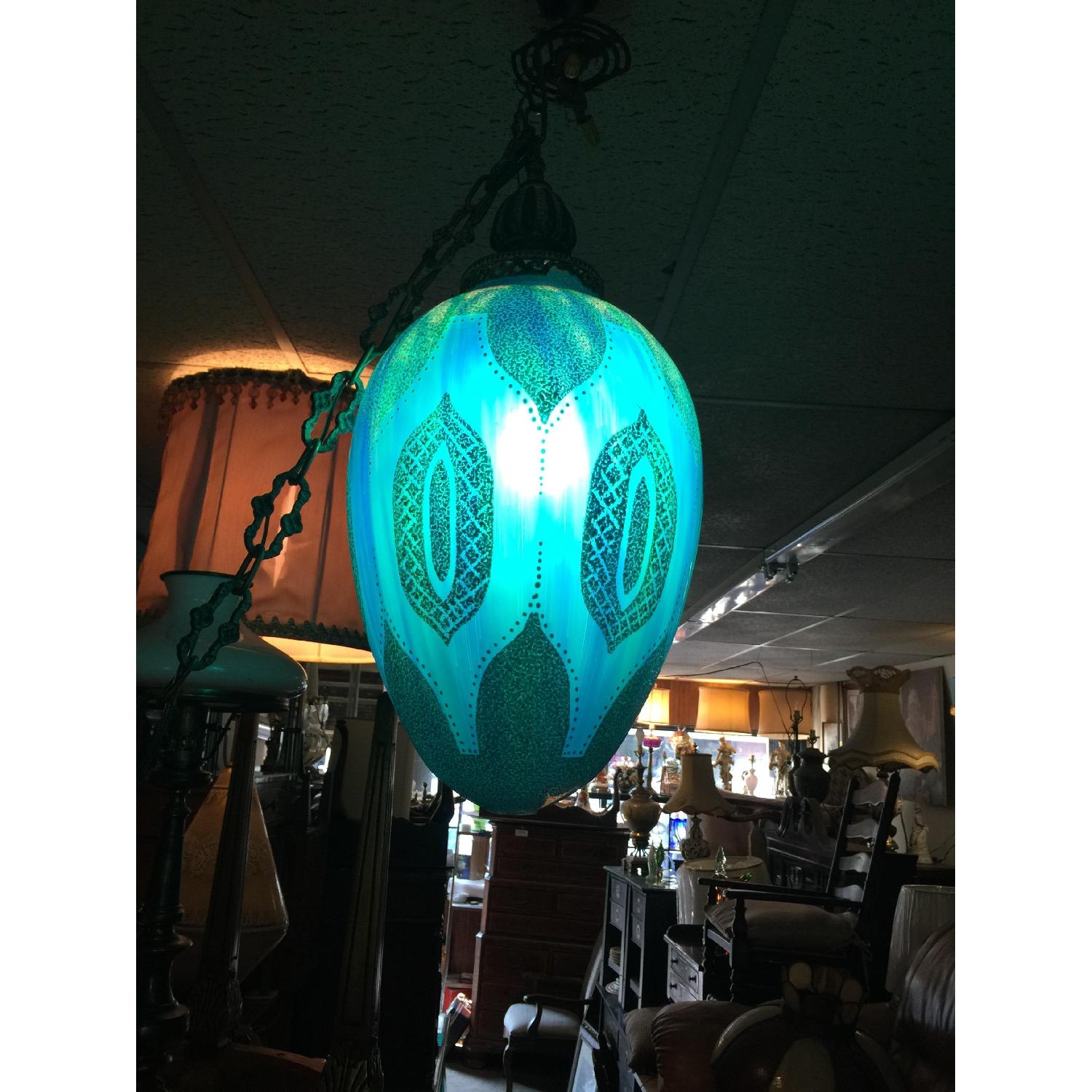 Vintage 1970s Hanging Lamp - image-1