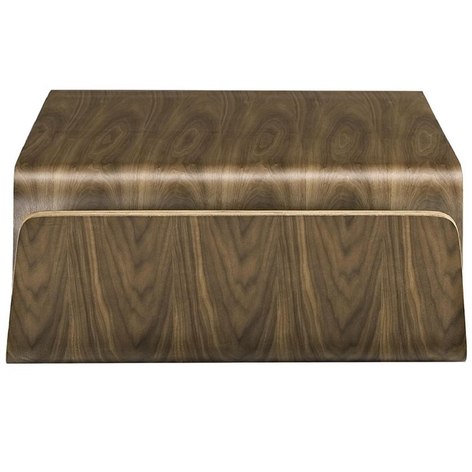 Mid Century Modern Bentwood Coffee Table in Walnut - image-2