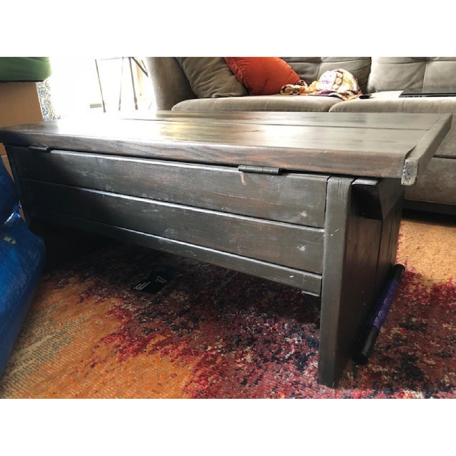 Handmade Refurbished Wood Modern Rustic Coffee Table AptDeco