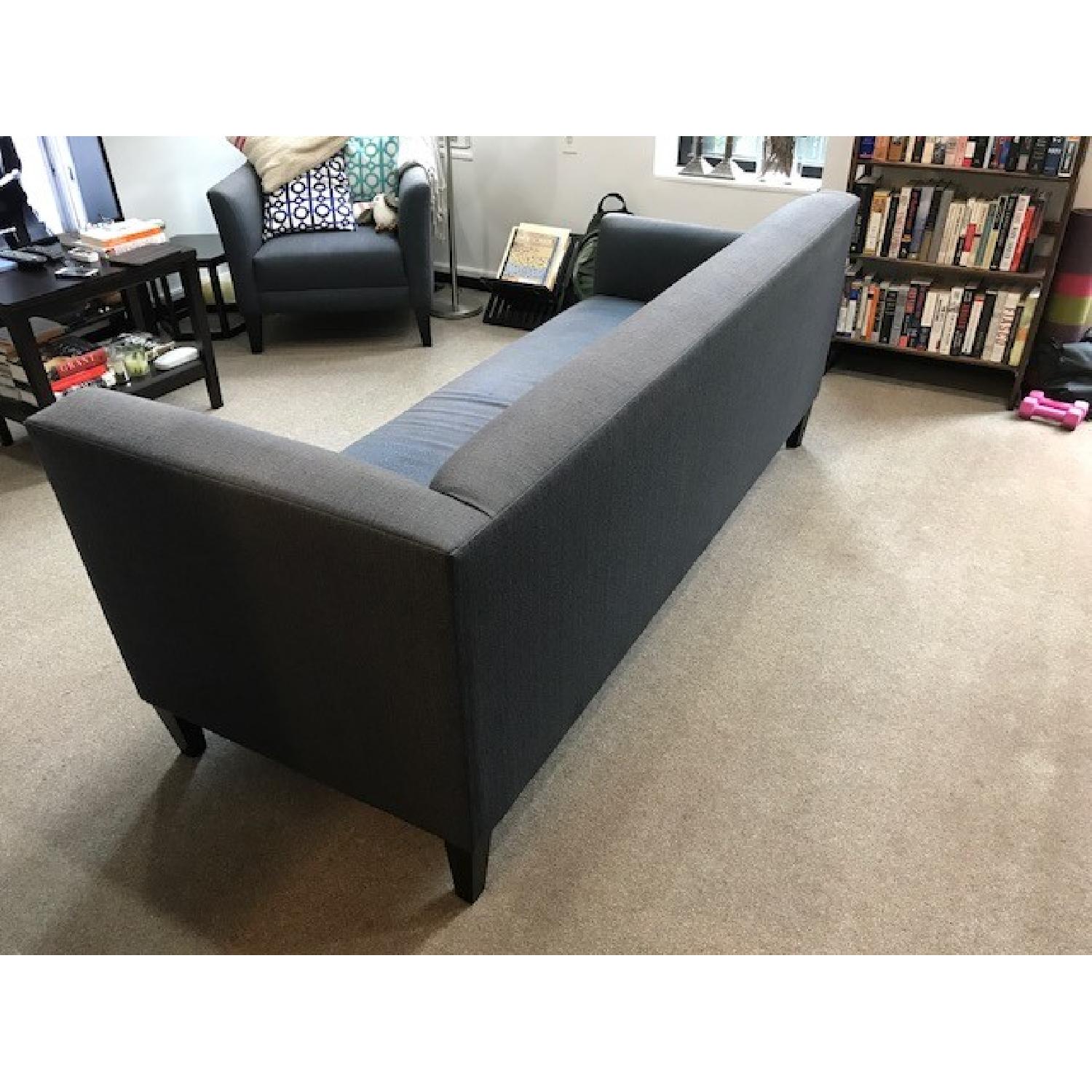 Crate & Barrel Margot Upholstered Sofa + Chair - image-3