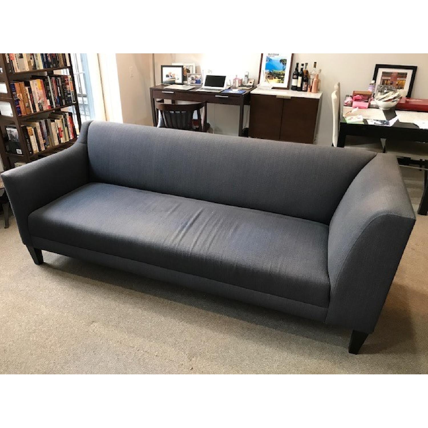 Crate & Barrel Margot Upholstered Sofa + Chair - image-6