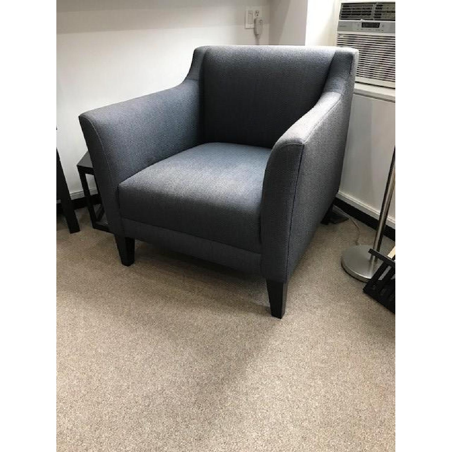 Crate & Barrel Margot Upholstered Sofa + Chair - image-8