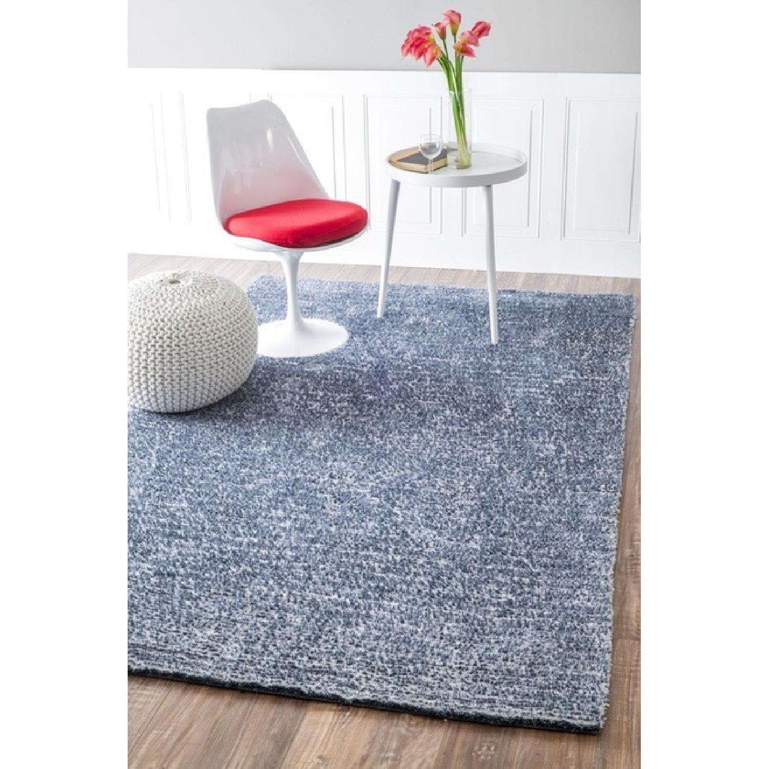 Rugs USA Blue Speckled Shag Area Rug AptDeco