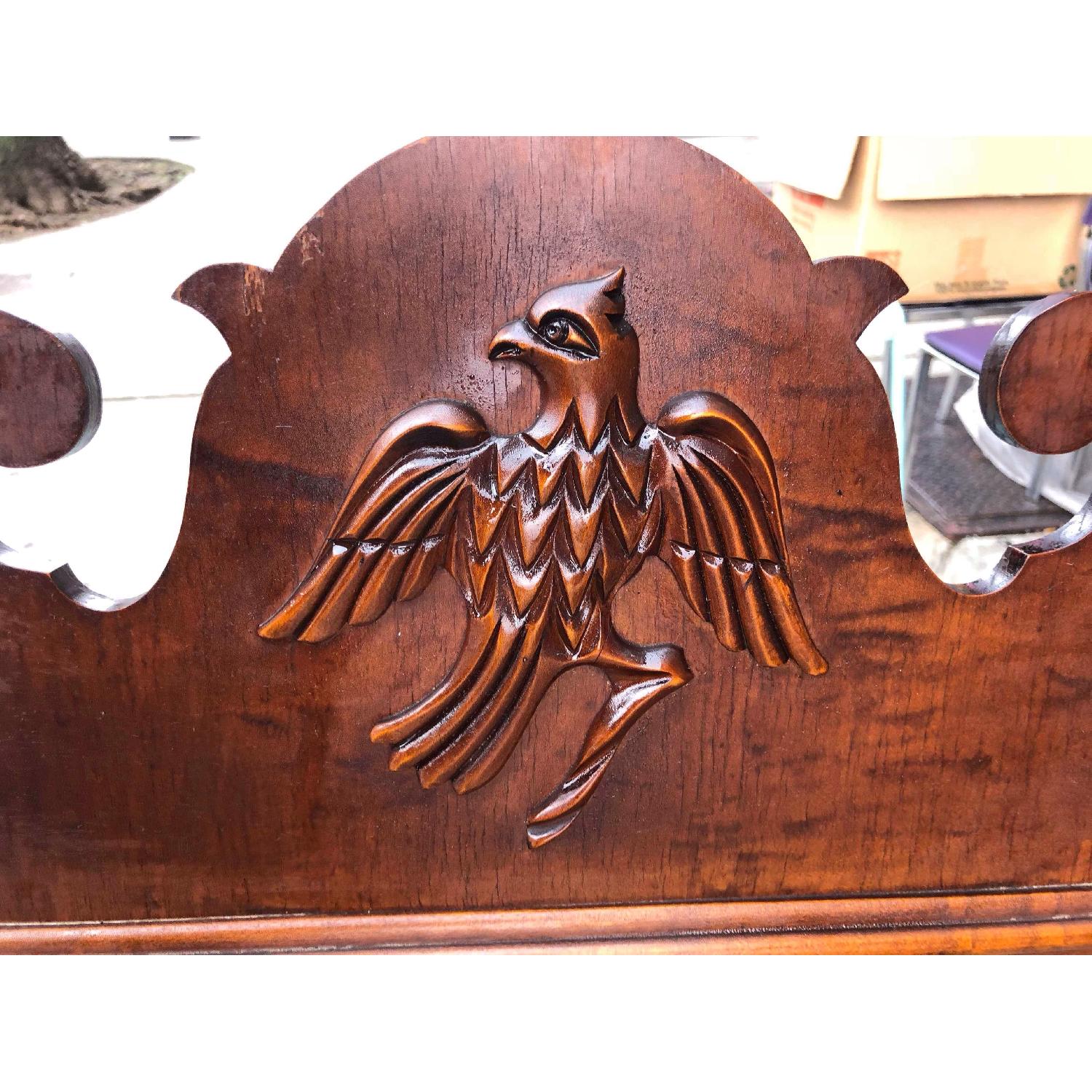 Antique Mahogany Wall Mirror - image-2