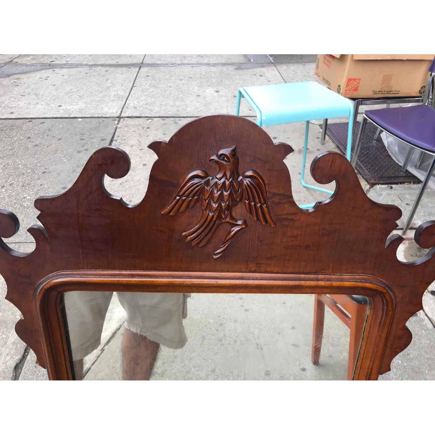 Antique Mahogany Wall Mirror - image-3