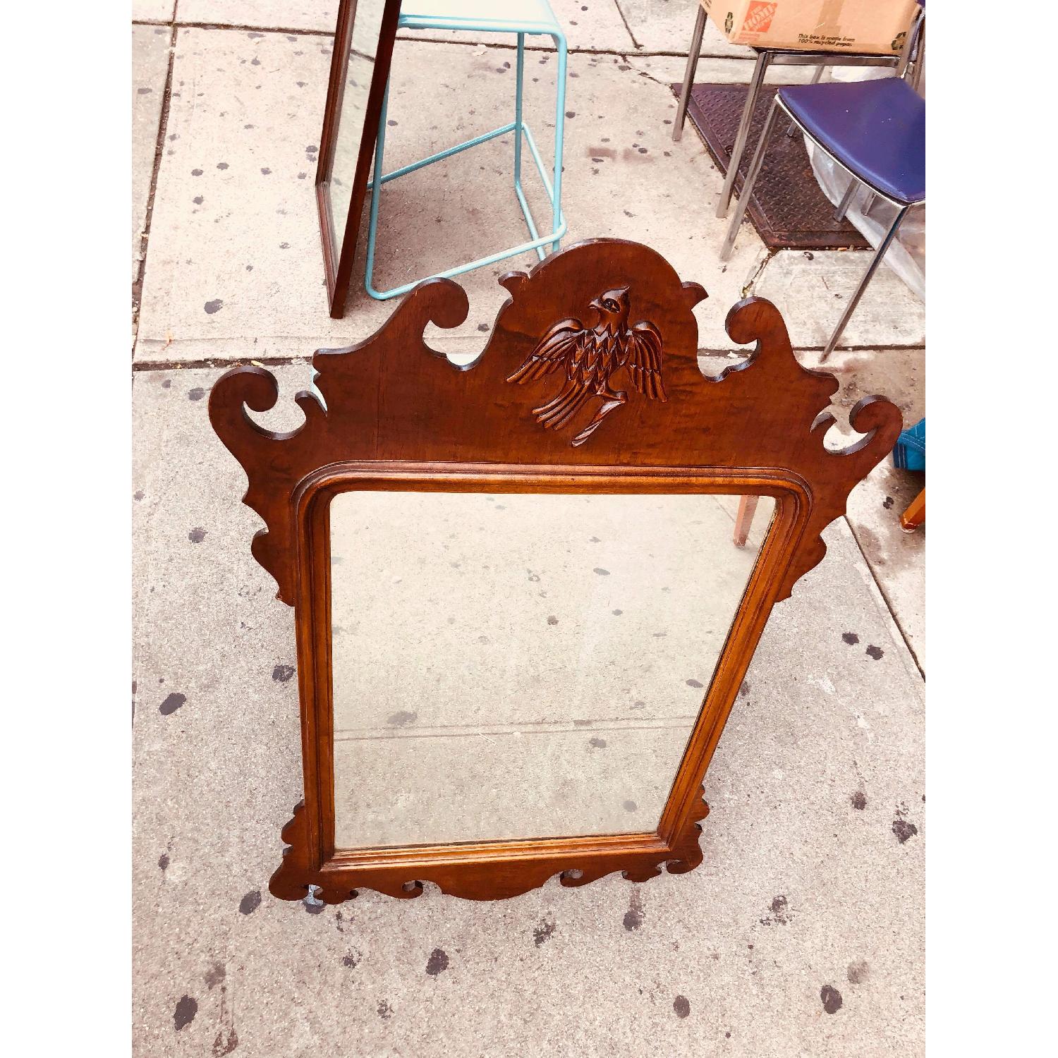 Antique Mahogany Wall Mirror - image-8