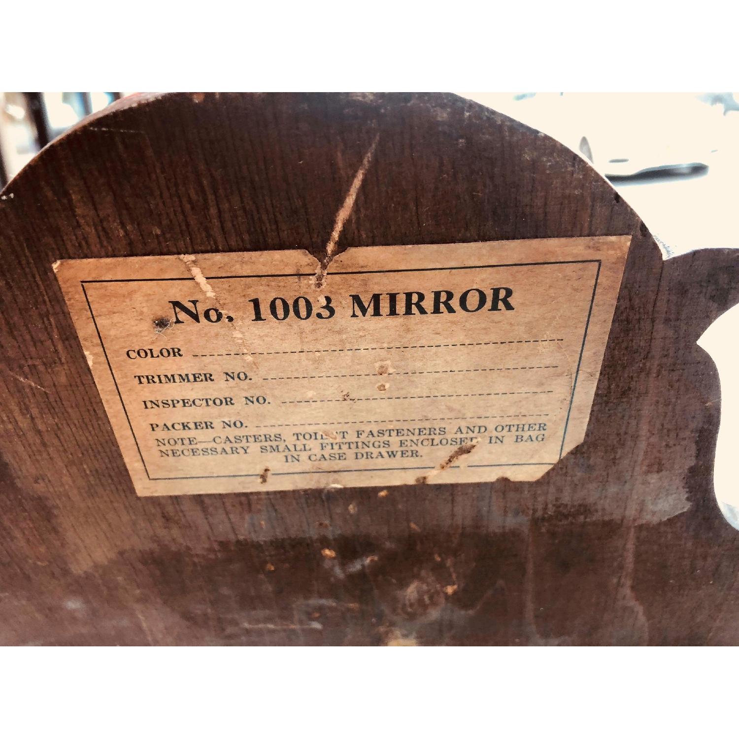 Antique Mahogany Wall Mirror - image-13