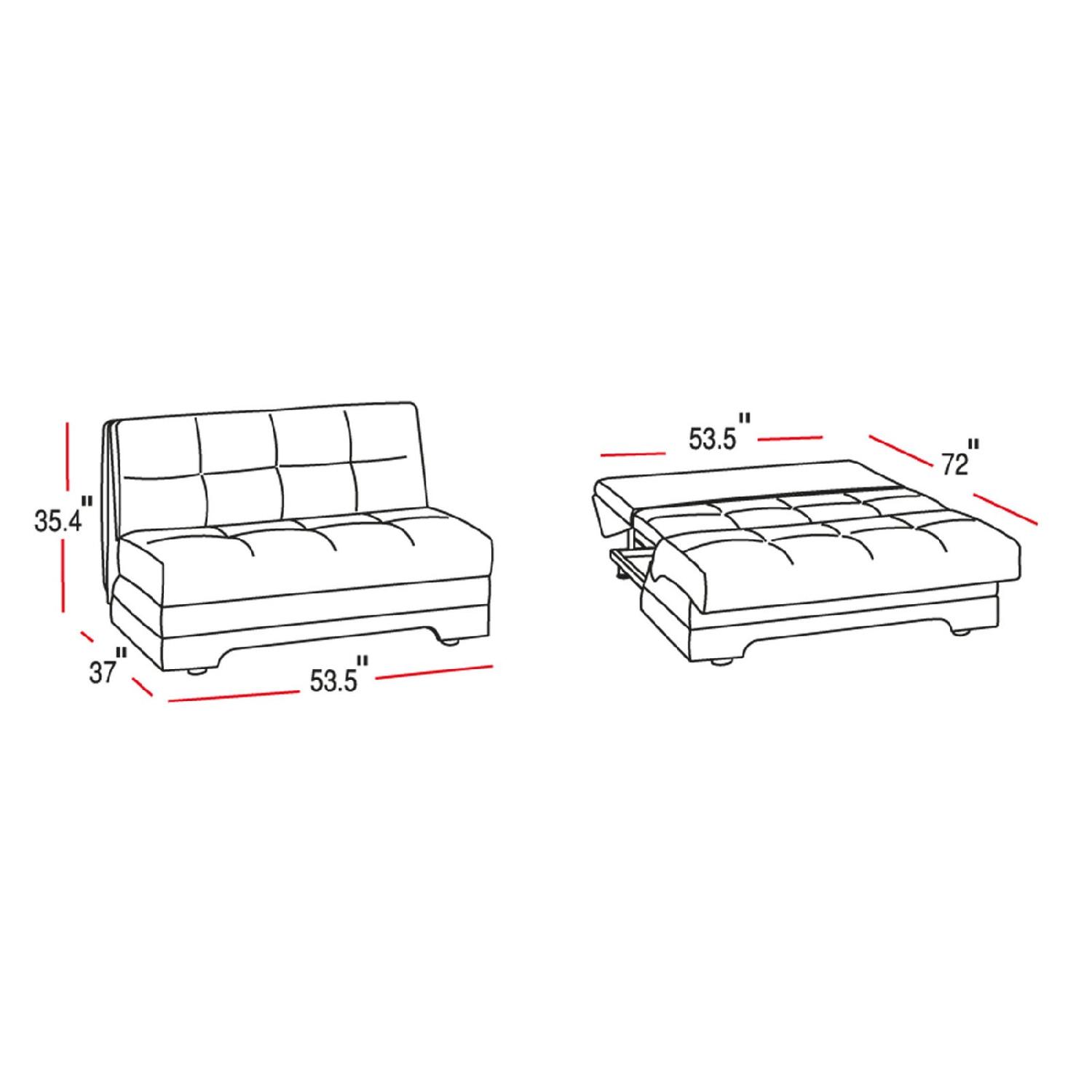 Istikbal Bellona Twist Full Size Sleeper Sofa - image-5