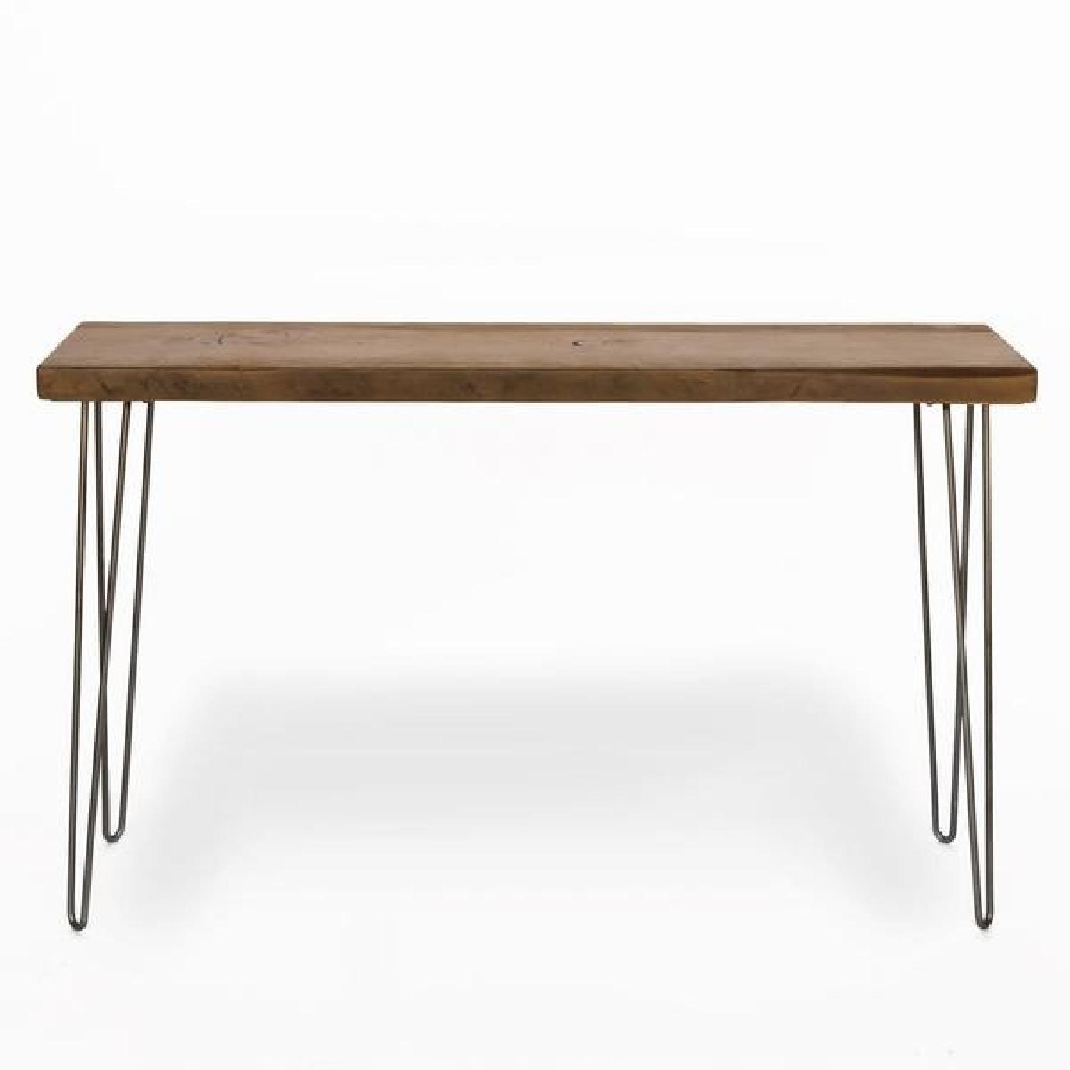 Urban Wood Goods Reclaimed Wood Mid Century Console Table - image-1