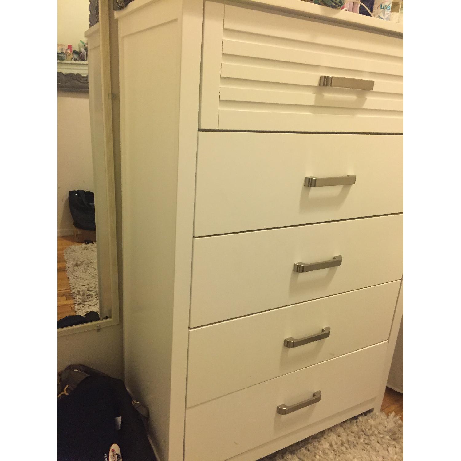 Bob's Dalton White 5 Drawer Dresser - image-2