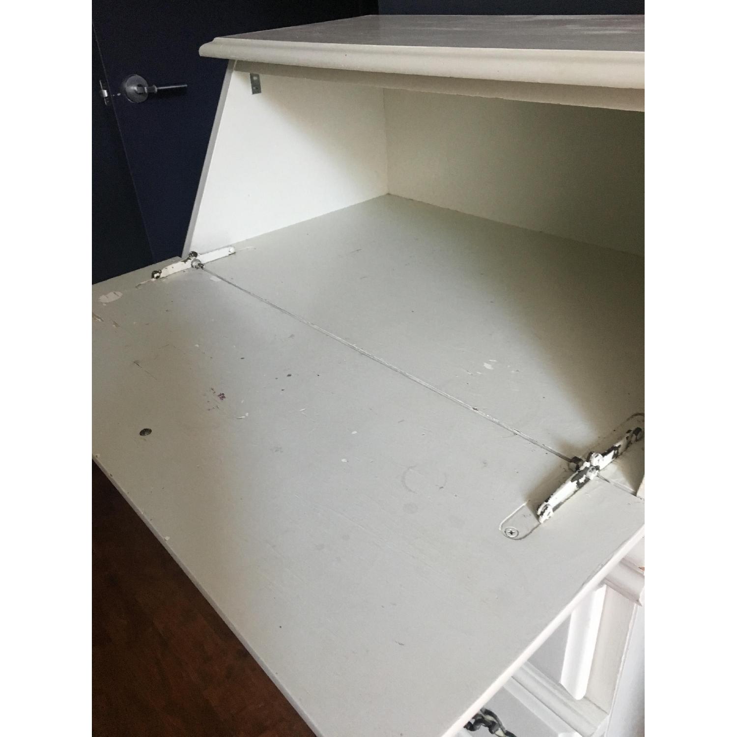 Vintage Shabby Chic Secretary Desk w/  Drawers - image-7