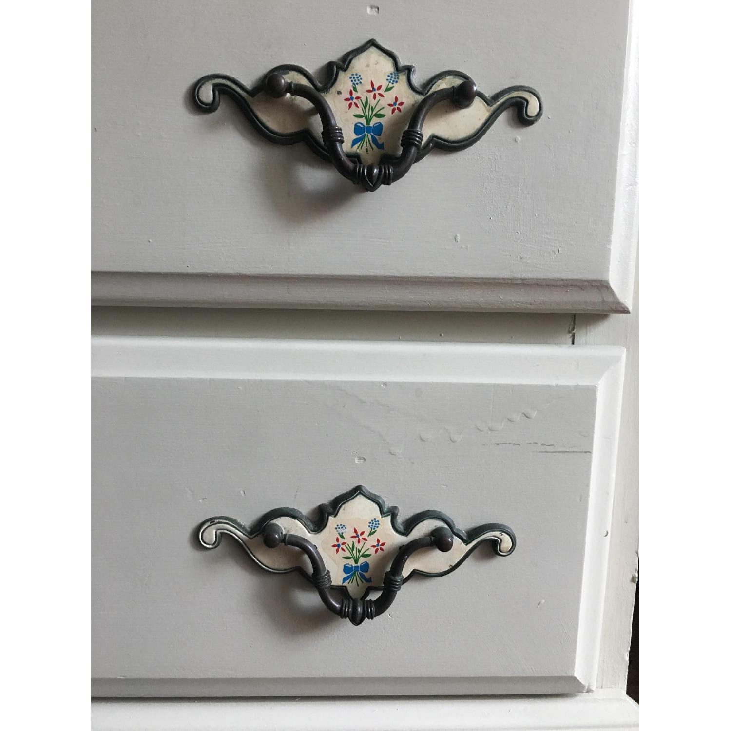 Vintage Shabby Chic Secretary Desk w/  Drawers - image-10