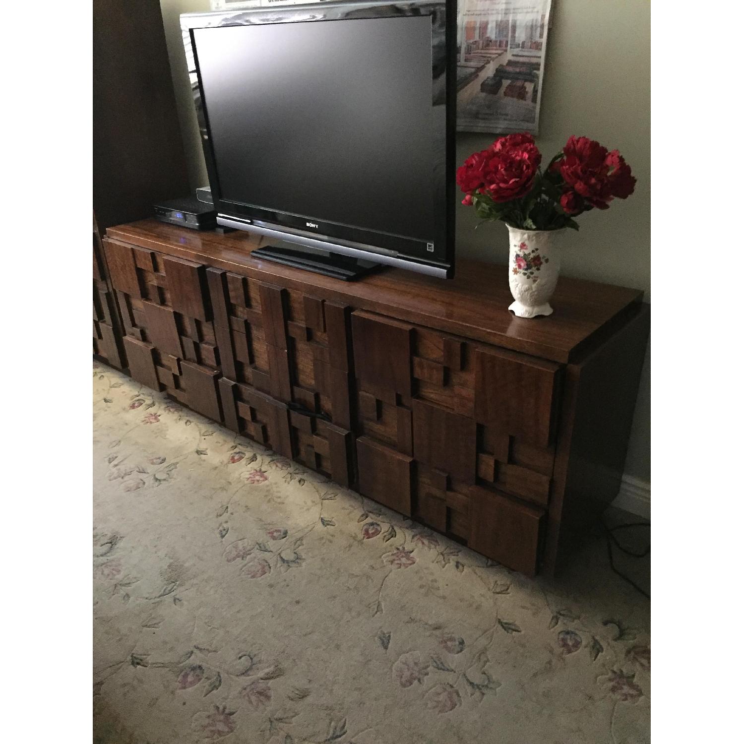 Lane Brutalist Mid Century Modern Dresser - image-1