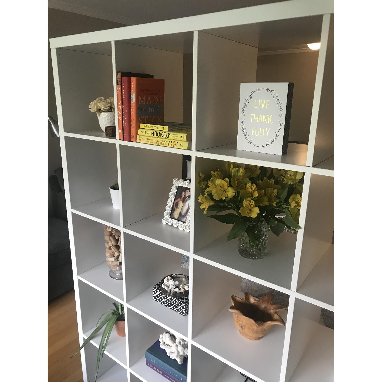 Ikea Kallax White Shelving Unit - image-3