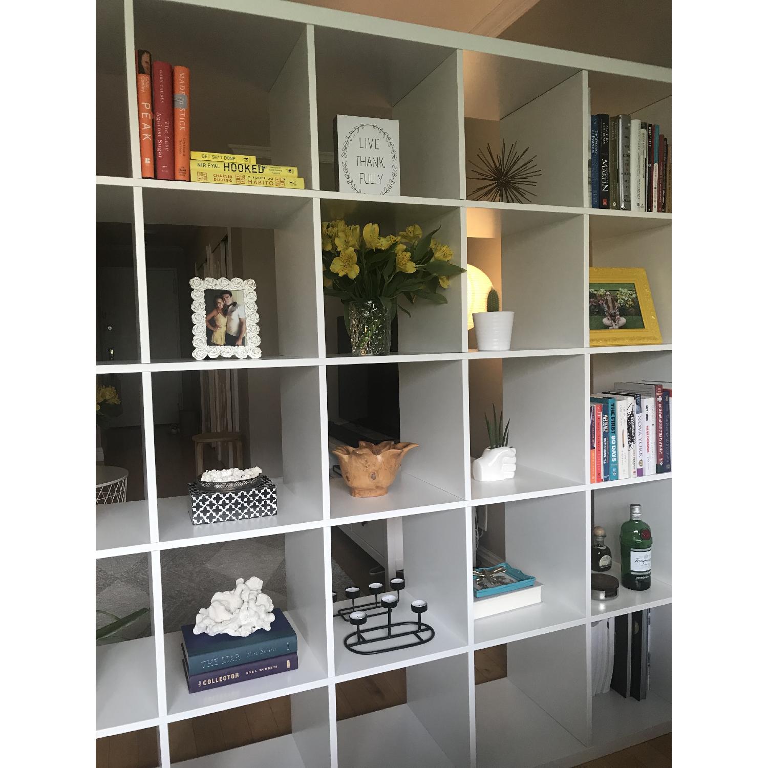 Ikea Kallax White Shelving Unit - image-4