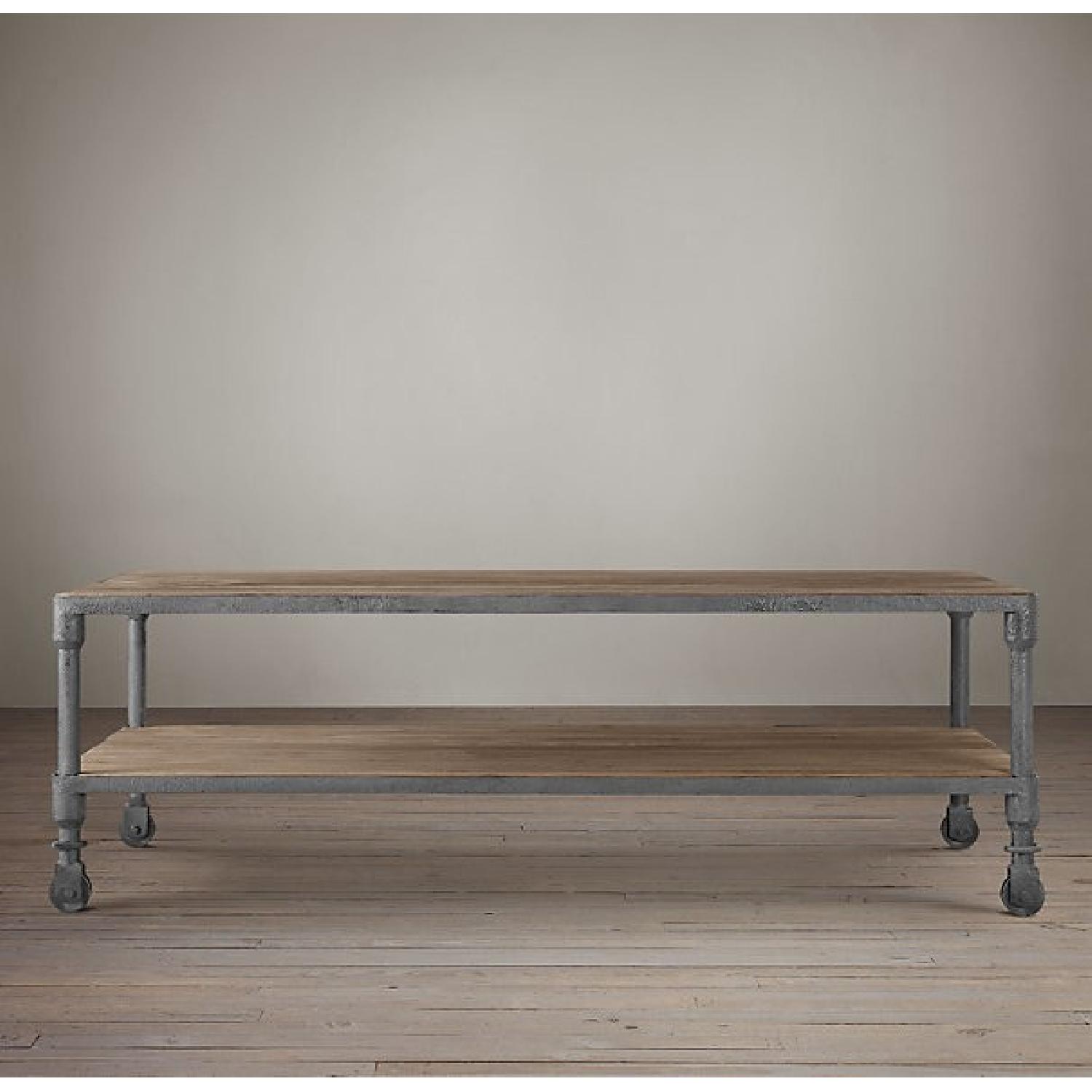 Restoration Hardware Dutch Industrial Coffee Table - image-4