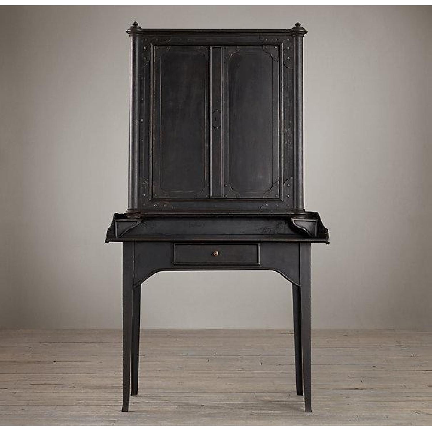Restoration Hardware 19th C. French Iron Secretary AptDeco