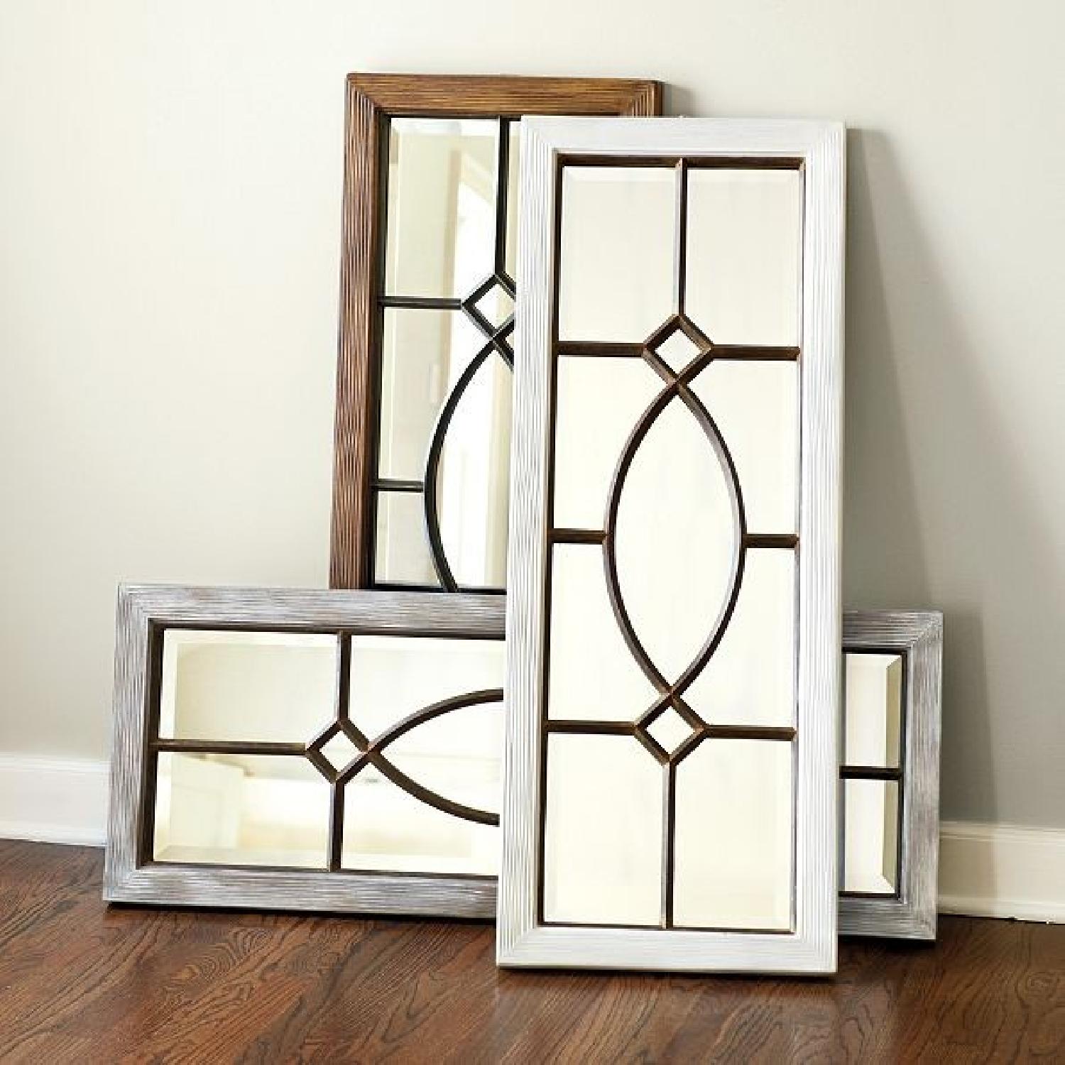 Ballard Design District Garden Mirrors in Weathered White - image-1