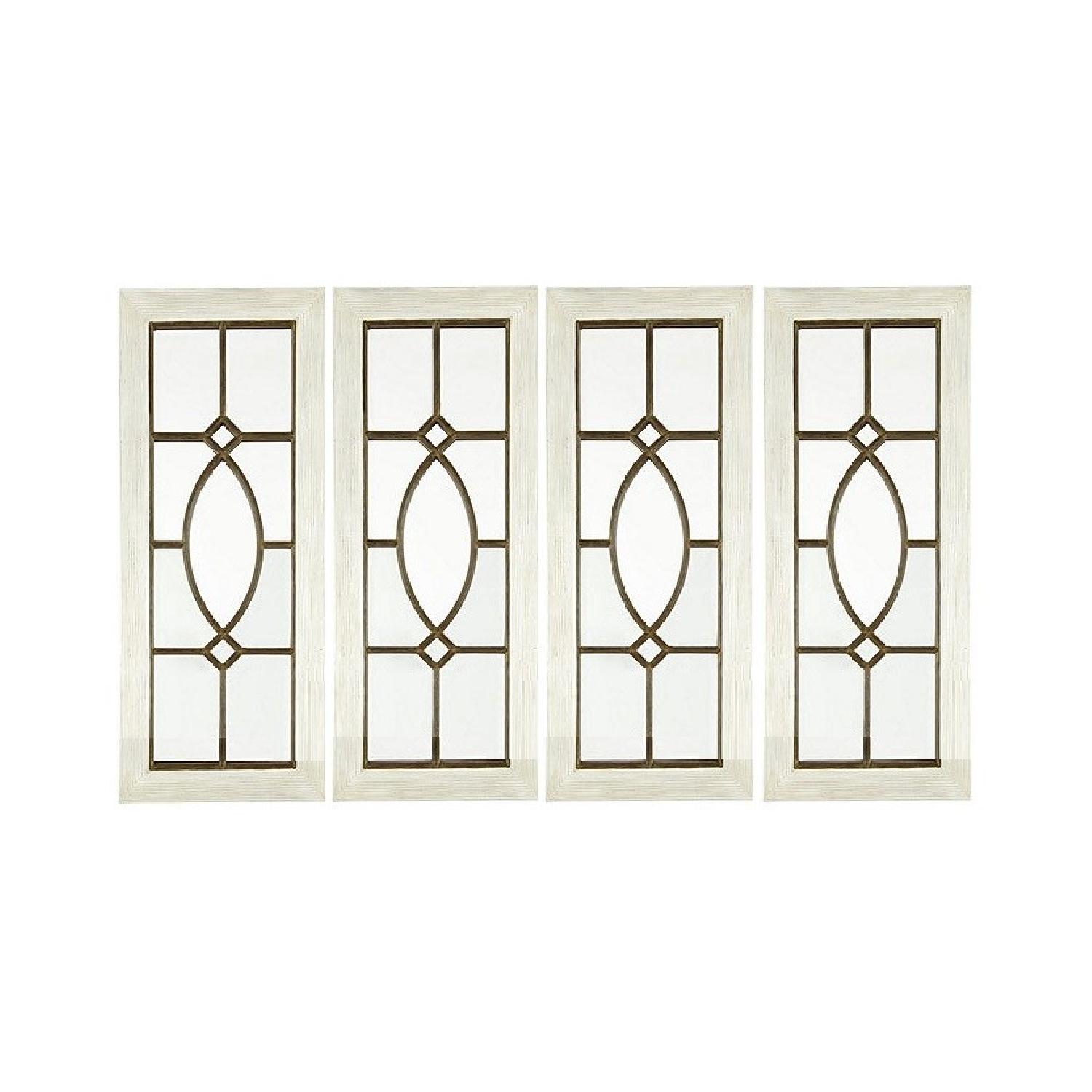 Ballard Design District Garden Mirrors in Weathered White - image-4