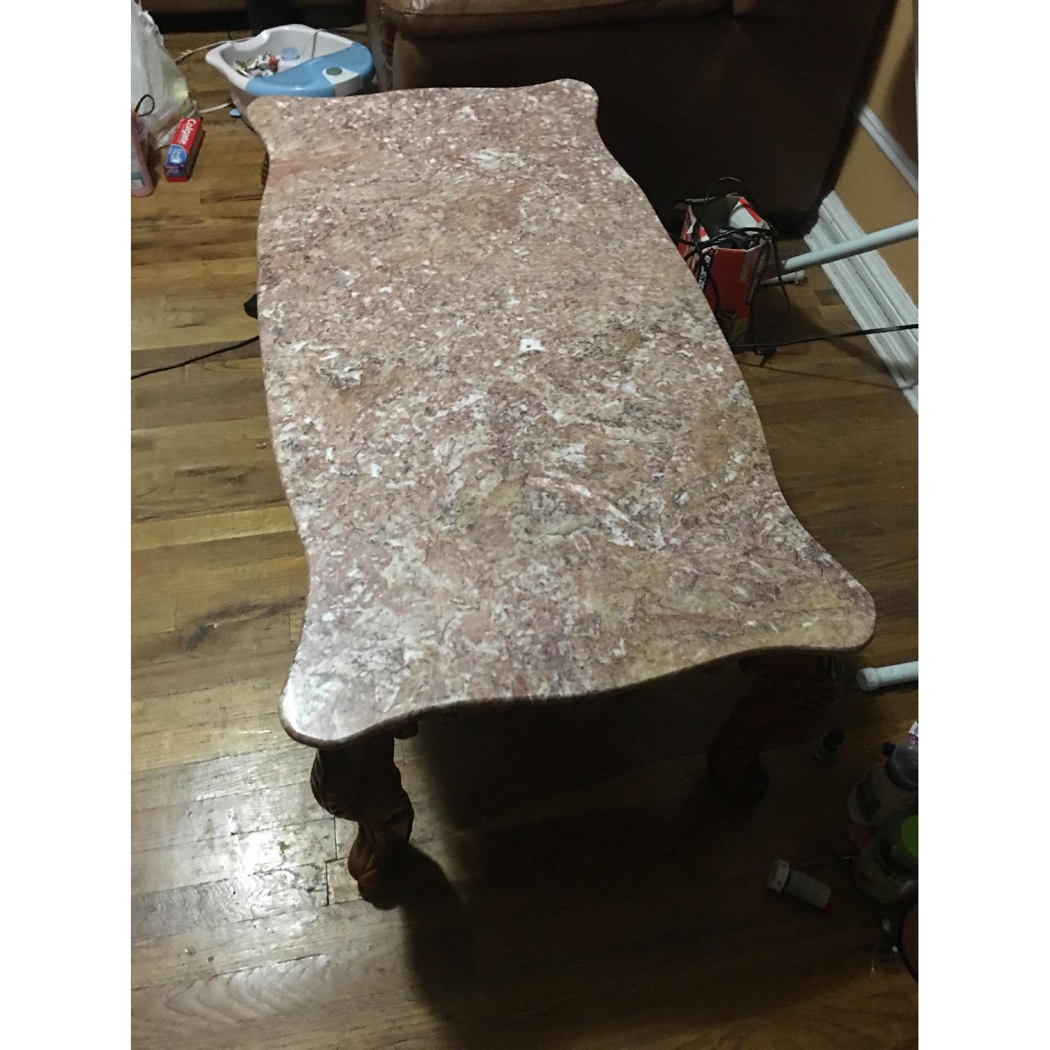 Marble Top Coffee Table - image-3
