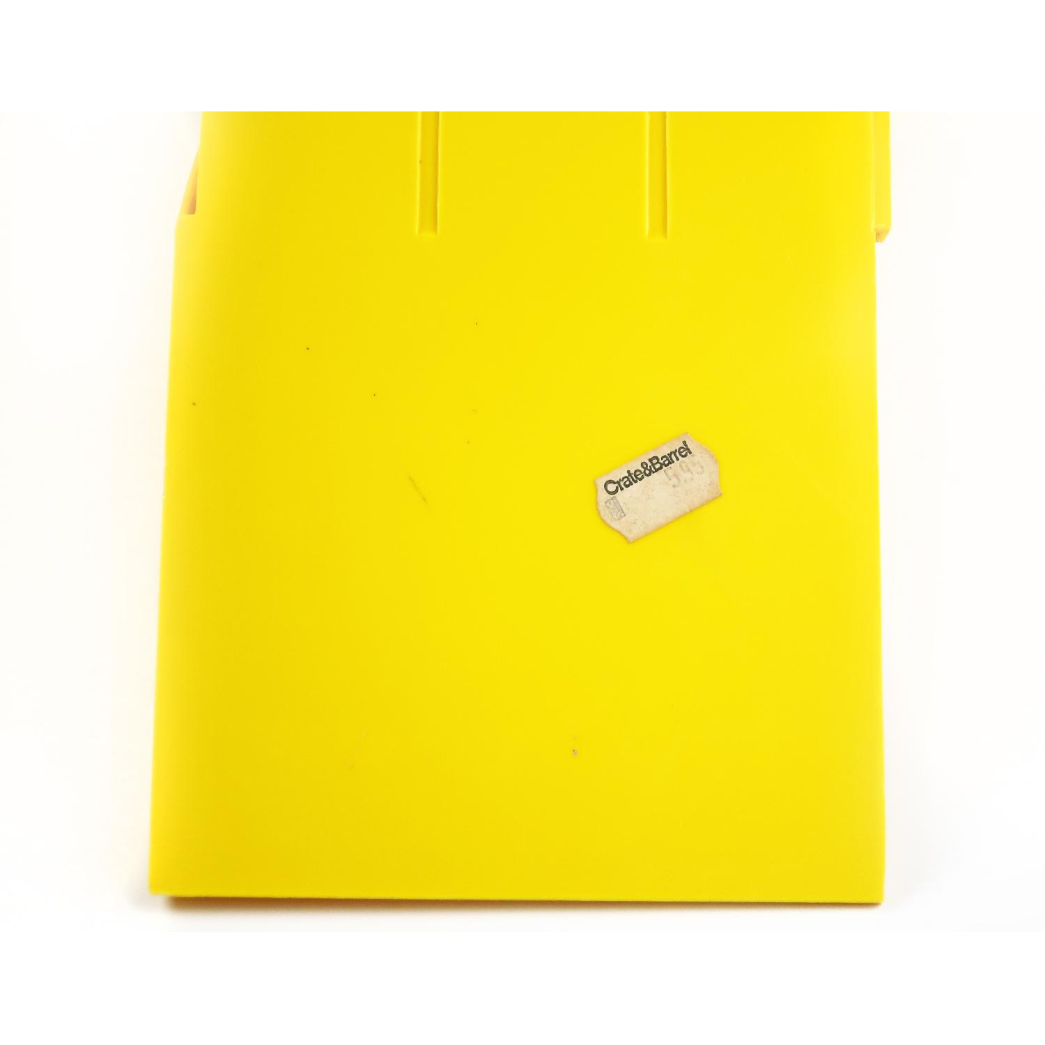 Giotto Stoppino for Heller Yellow Record/Magazine Racks
